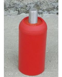 POLYURETHANE TAMPING PLUG 1-1/4" X 4" - THREADED