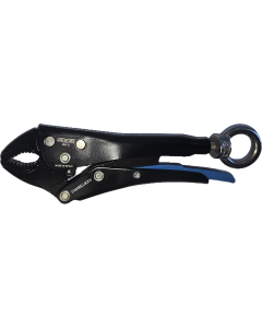Remote Pull Locking Plier, Curved Jaw - 5"