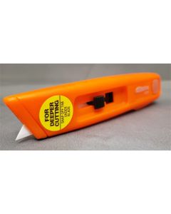 Self Retracting Safety Knife With Pointed Ceramic Blade