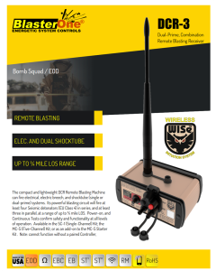 DCR-3 Remote (addon to existing controller)