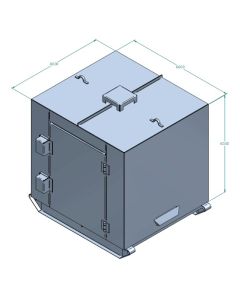 Type 2 Outdoor Magazine, 3" Lining: 66"x60"x60"