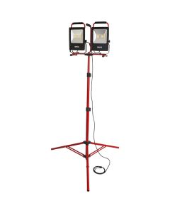 Bayco SL-1530: 10,000 Lumen LED Convertible Dual Fixture Work Light on Tripod Stand
