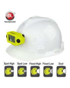 NightStick XPP-5460GCX X-Series Intrinsically Safe Low-Profile Dual-Light Headlamp w/Hard Hat Clip