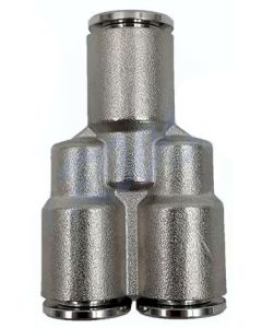 Nickel Plated Brass Union Y Connector