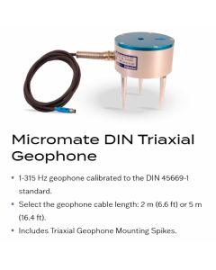 Micromate DIN Triaxial Geophone