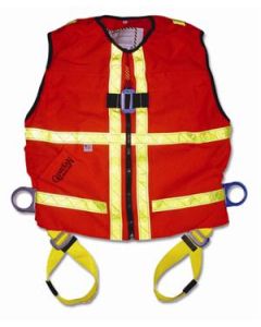 Guardian Hi-Vis Construction Tux Vest Harness - Medium