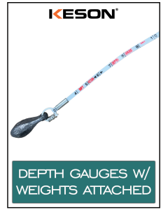 Keson Brand Depth Gauges w/ Weights