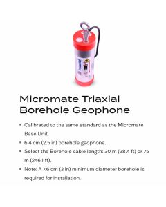 Micromate Triaxial Borehole Geophone
