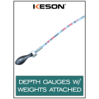 Keson Brand Depth Gauges w/ Weights