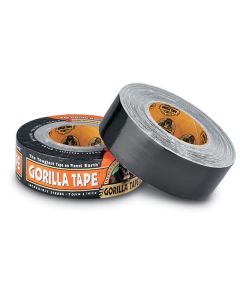 Gorilla Duct Tape, 1 In x 30 ft, 17 mil, Black 