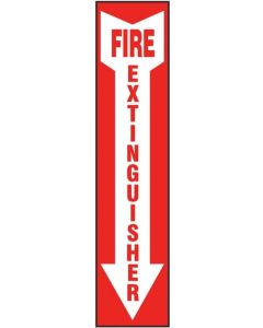 ADHESIVE SIGN, FIRE EXTINGUISHER