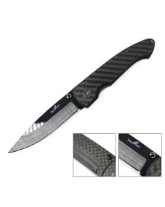 3.25'' Ceramic / Carbon Fiber Blade Folding Knife with Carbon Fiber Handle 6002