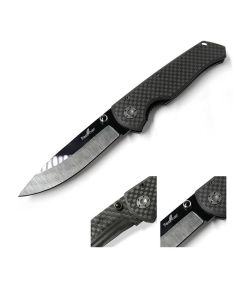 2.75'' Ceramic / Carbon Fiber Blade Folding Knife with Carbon Fiber Handle 6105