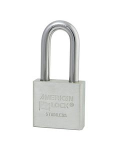 Model No. A5461 2in (51mm) Solid Stainless Steel Pin Tumbler Padlock with 2in (51mm) Shackle