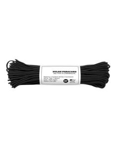 Black 550 Paracord Cord and Parachute Cord - 100'