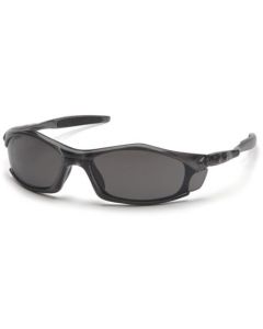 Solara Safety Glasses:  Trans gray / Gray - STG4320D