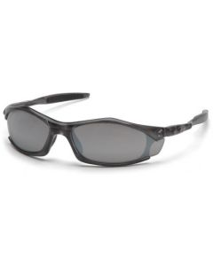 Solara Safety Glasses:  Trans gray / Silver Mirror - STG4370D