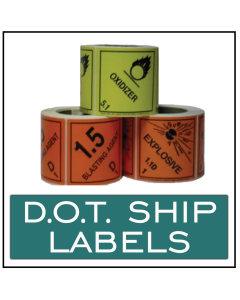 D.O.T. SHIPPING LABELS 500/ROLL