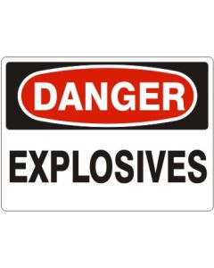 DANGER SIGN: 14x10 EXPLOSIVES_1