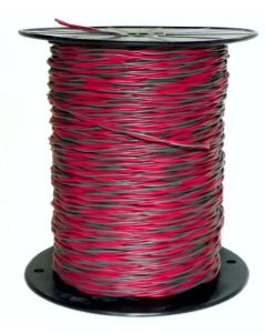 18/2 Twisted Duplex / Stranded 500M on a plastic spool / Red & Gray