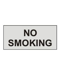 ADHESIVE SIGN/NO SMOKING:3 X 5