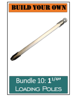 Build Your Own Bundle of 10 Poles - 1-1/4 Inch Wood