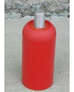 POLYURETHANE TAMPING PLUG 1-1/4" X 4" - THREADED