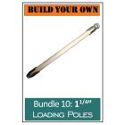 Build Your Own Bundle of 10 Poles - 1-1/4 Inch Wood