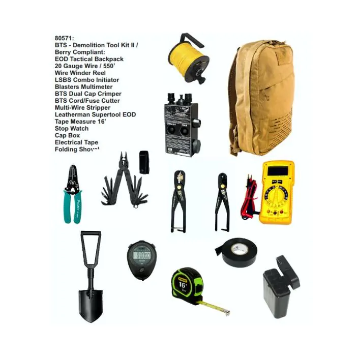 BTS - Demolition Tool Kit II / Berry Compliant: