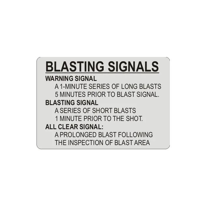 BLASTING AGENTS 警告表示看板 PL警告表示ラベル(ISO/SEMI準拠)│ガス・薬液などの危険：有毒ガス