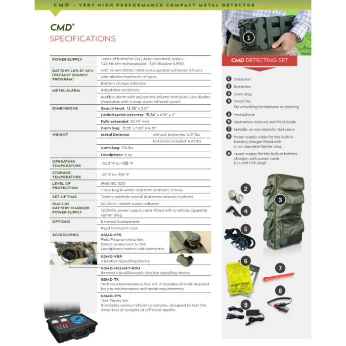 Ceia - Metal Detectors CMD